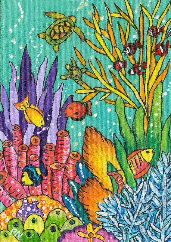 Buccoo Reef Art Print