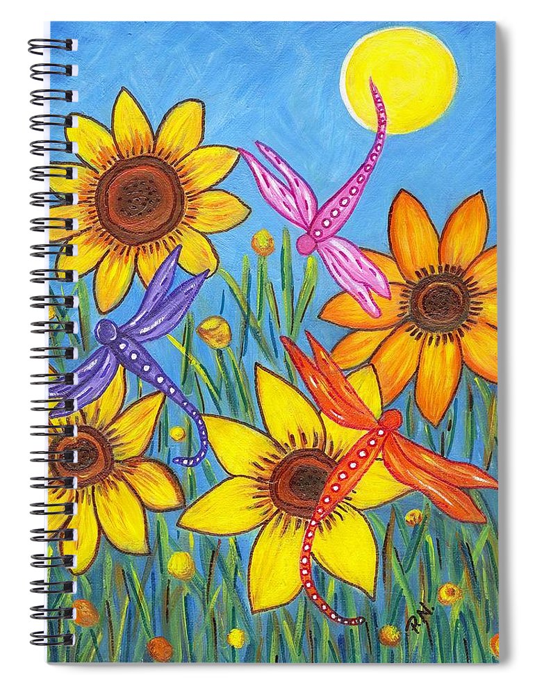 Sunflowers and Dragonflies Journal