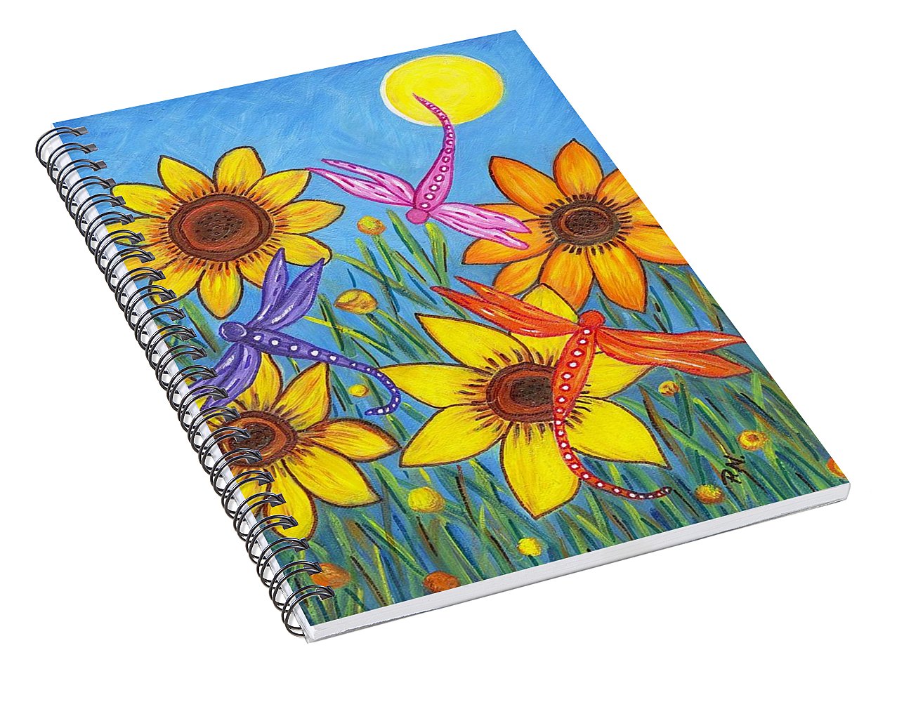 Sunflowers and Dragonflies Journal