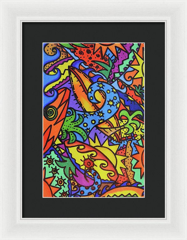 Sea Surfin' Framed Print