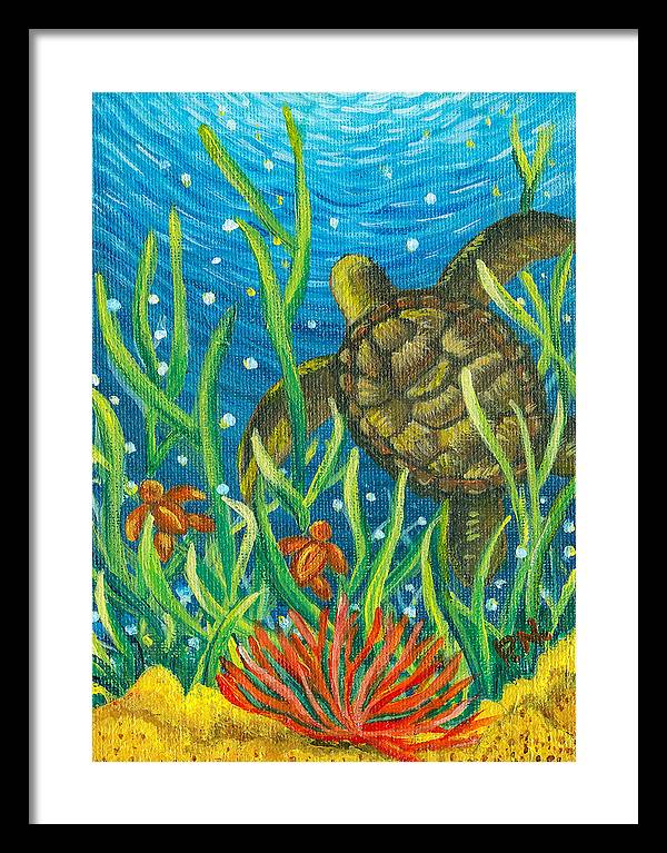 Sea Turtles Framed Print