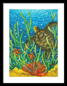 Sea Turtles Framed Print