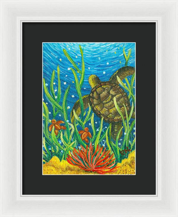 Sea Turtles Framed Print