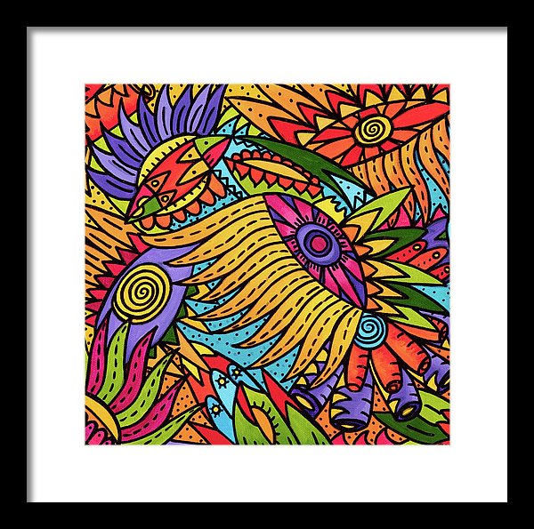Sunflower Glory Framed Print
